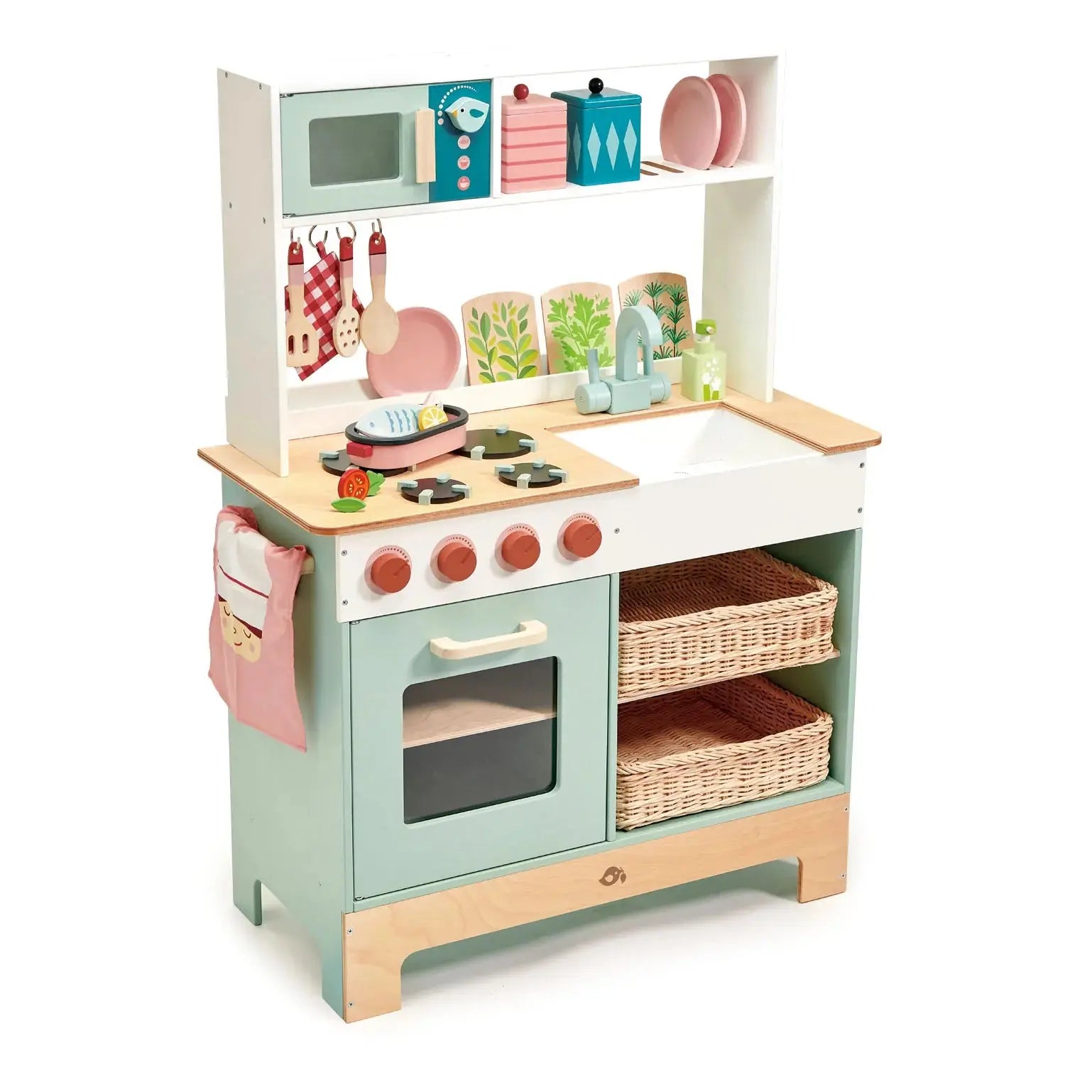 Range Kitchen Wooden Role Play Kitchen Toy Set by Tender Leaf Toys