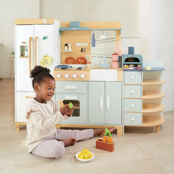 Culinary Adventures Await: How Wooden Play Kitchens Spark Imagination