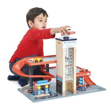 Under the Hood: Exploring Creative Play with the Bluebird Service Station Garage