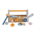 Small Wooden Tool Box Kit - Wooden Role Play Toy - Imagination Wooden Toys