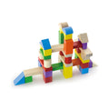 Colourful Wooden Building Stacking Blocks - 100 Piece Tub Set - Imagination Wooden Toys