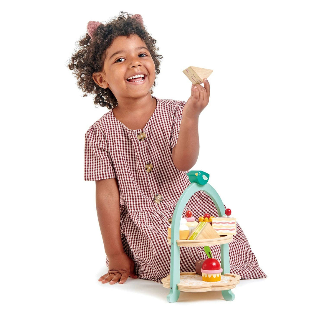 Wooden Play Birdie Afternoon Tea Stand Toy Set - Imagination Wooden Toys