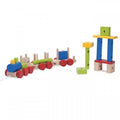 Colorful Wooden Pull Along Stacking Blocks Train Toy - Imagination Wooden Toys