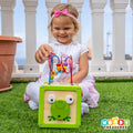 Small Wooden Activity Play Cube - 5 Activities: Woody Treasures - Imagination Wooden Toys