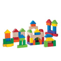 Colourful Wooden Building Stacking Blocks - 75 Piece Box Set - Imagination Wooden Toys