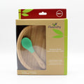 Avanchy Bamboo Suction Baby Classic Plate + Spoon: Blue - Imagination Wooden Toys