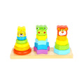 Animal Shape Stacking Wooden Toy - Woody Treasures - Imagination Wooden Toys