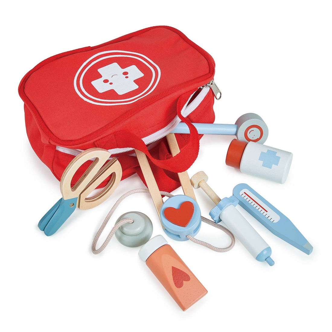 My First Aid Kit / Doctors Set - Wooden Role Play Toy