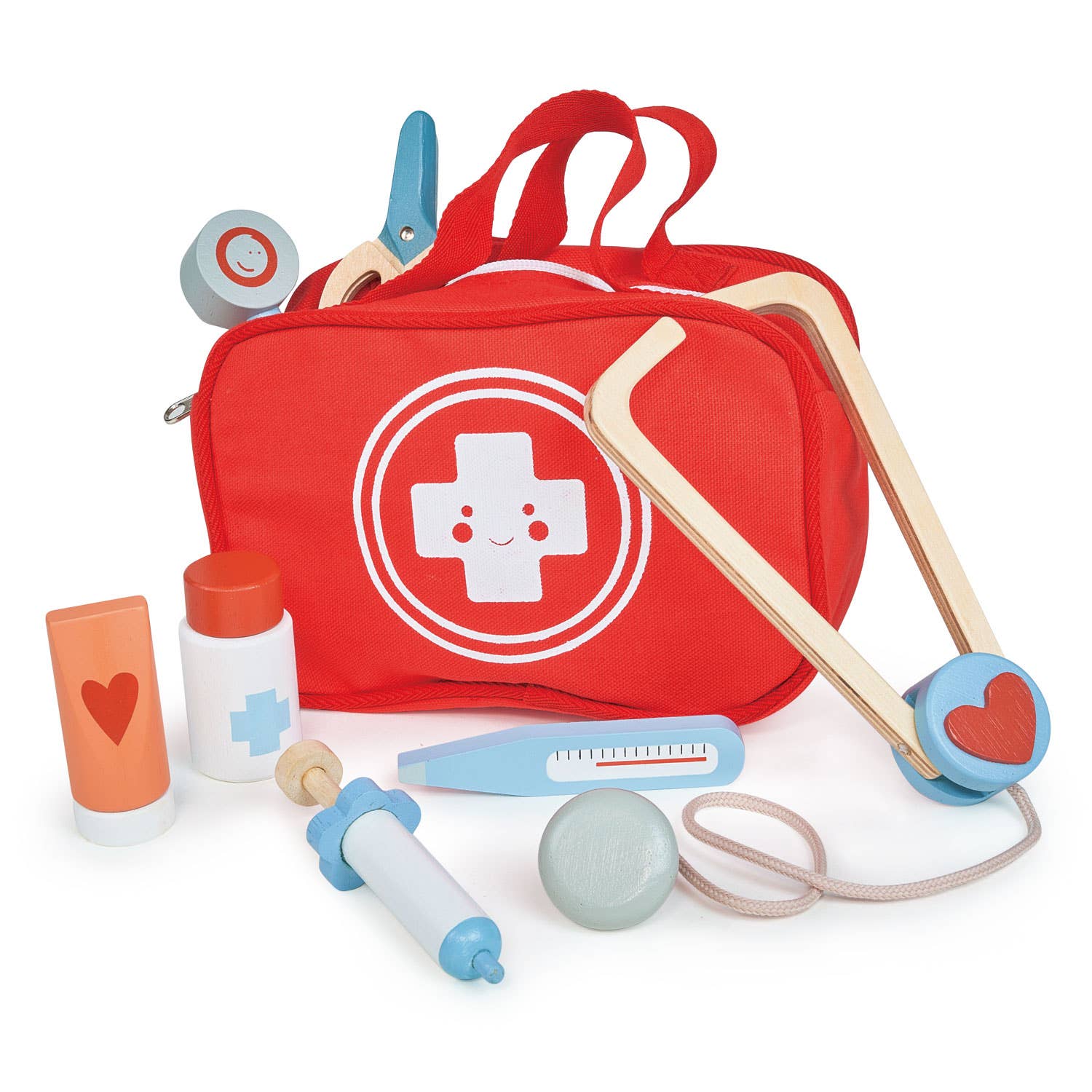 My First Aid Kit / Doctors Set - Wooden Role Play Toy