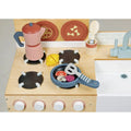 La Fiamma Grand Kitchen - Wooden Role Play Kitchen Toy Set - Imagination Wooden Toys