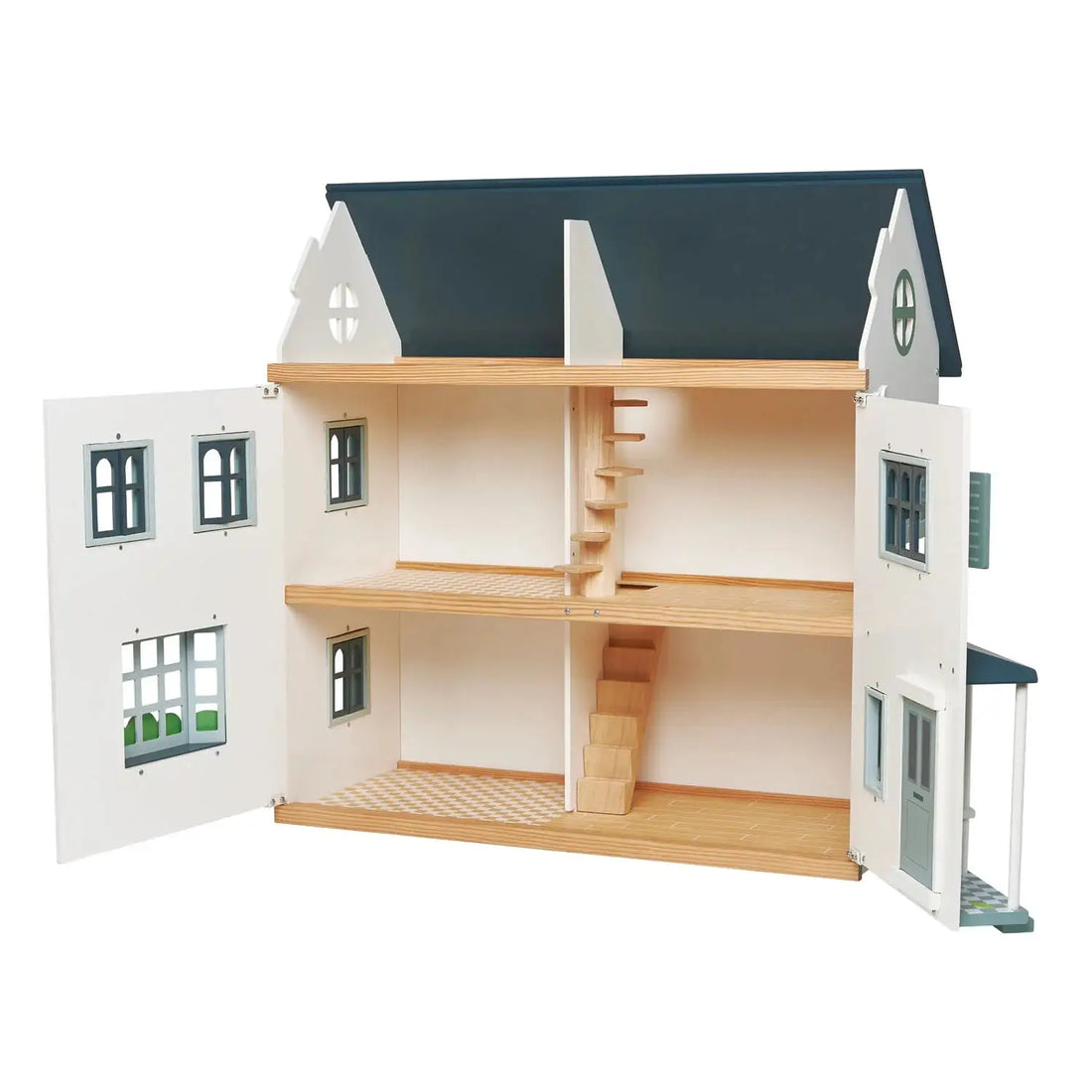 Dovetail House Wooden Dolls House - Imagination Wooden Toys