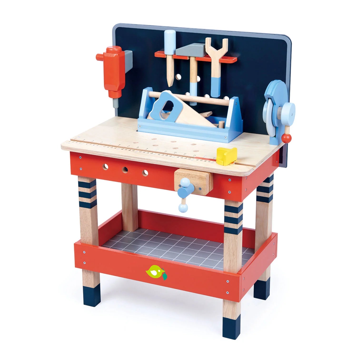 Work Bench & Tools - Wooden Role Play Toy Set - Imagination Wooden Toys